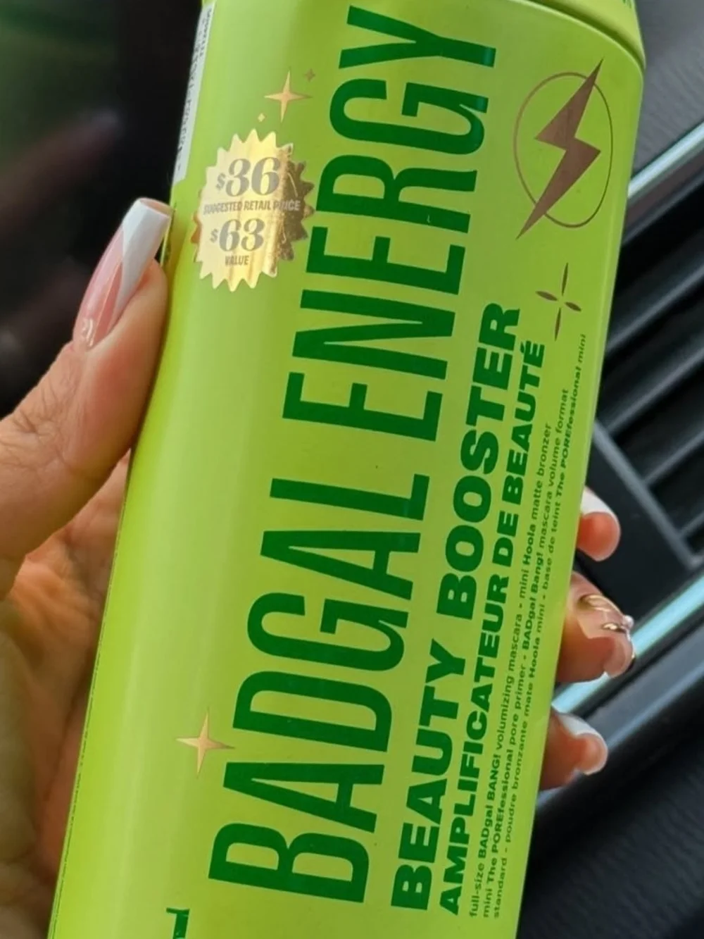 Benefit BADgal Energy Mascara & Beauty Booster Set in Black and Lime
